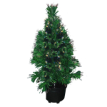 2ft (60cm) colour changing Fibre Optic Xmas Tree